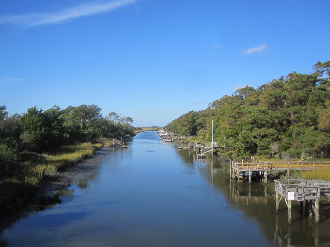 Davis Canal Oak Island North Carolina