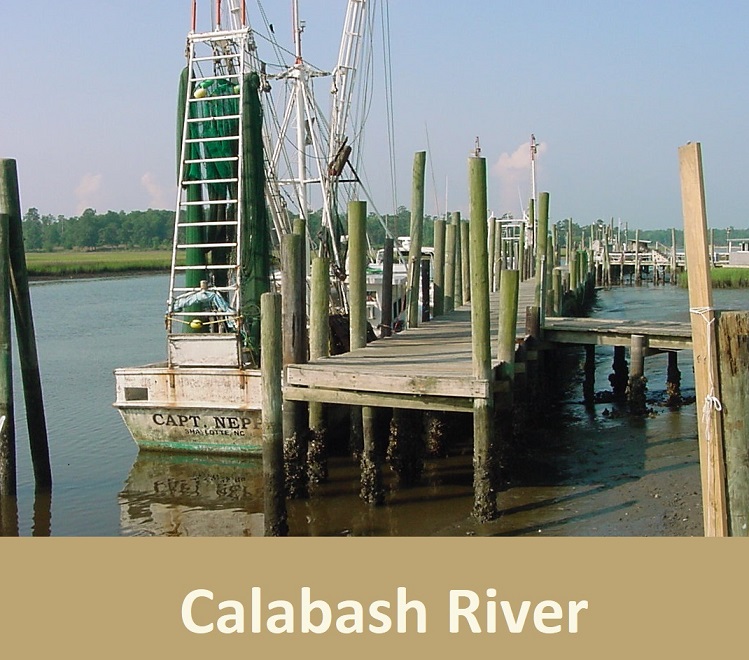 Calabash River . Boats . Calabash NC