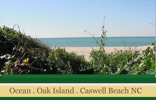 beaches . ocean . Caswell Beach . Oak Island NC