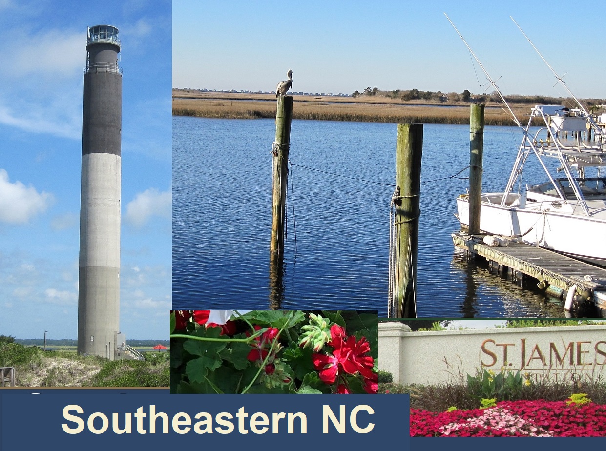 southeastern NC communities towns beaches 